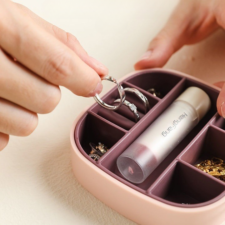 Compact Jewellery Organizer with Mirror