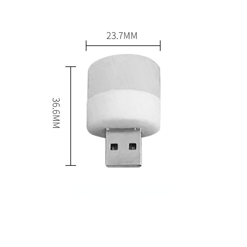 Pack Of 2 - Pocket Mini LED Night Light USB Plug Lamp