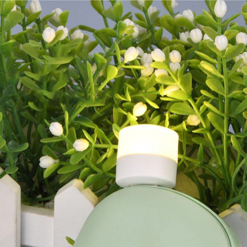 Pack Of 2 - Pocket Mini LED Night Light USB Plug Lamp
